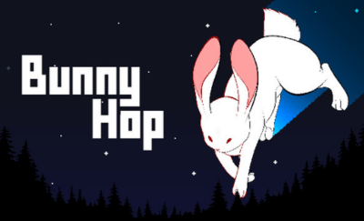 The jumping rabbit in Rabbit Samurai 2