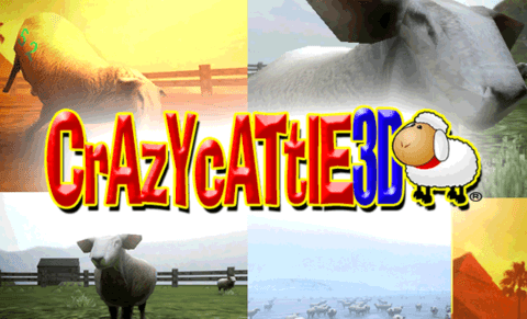 sheep in a chaotic battle in Crazy Cattle 3D