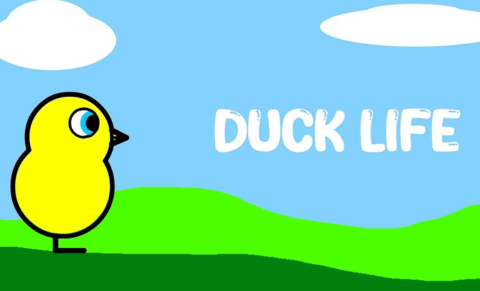 duckling in the training school in Duck Life