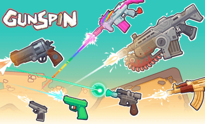 Guns in GunSpin come in all colors, sizes, and uses.