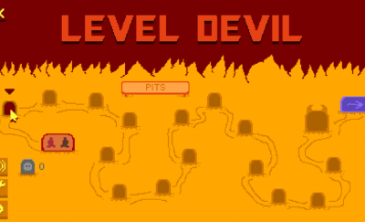 a level full of tricks in Level Devil