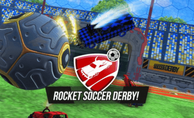 A dramatic match in Rocket Soccer Derby