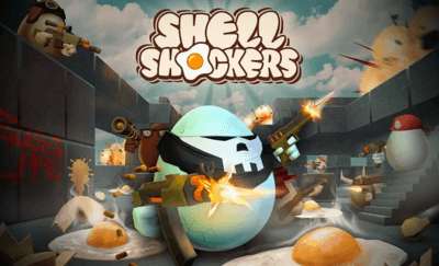 Egg with cool weapons and looks in Shell Shockers