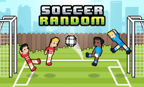 players fighting for the ball in soccer random