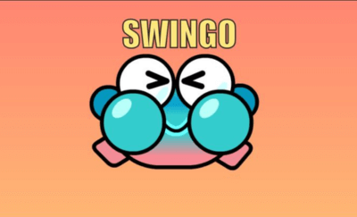 The default frog character in Swingo with an extremely cute appearance