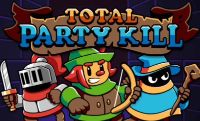 The trio of magicians, knights, and archers are preparing to enter battle in Total Party Kill.